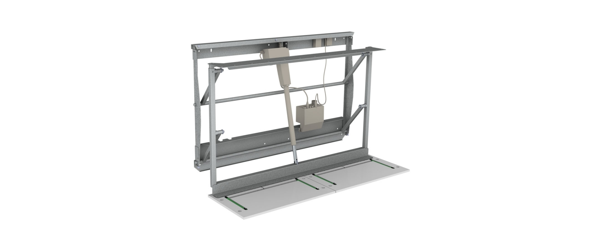 <b>TR3D Diagonallyftare för väggskåp bredd 120-180 cm</b>