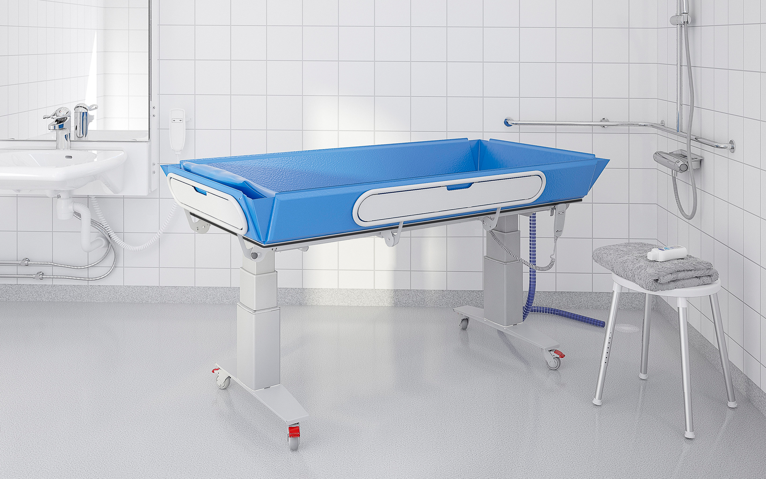 CARE 346 - Duschvagn